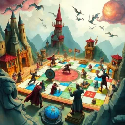 Ludo Wars: The Great Board Battle - Text-based game