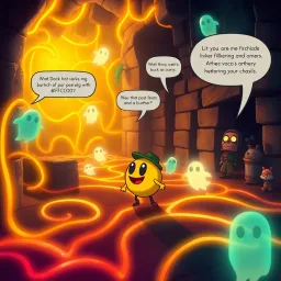 Pac-Quest: Shadow of the Maze - Text-based game