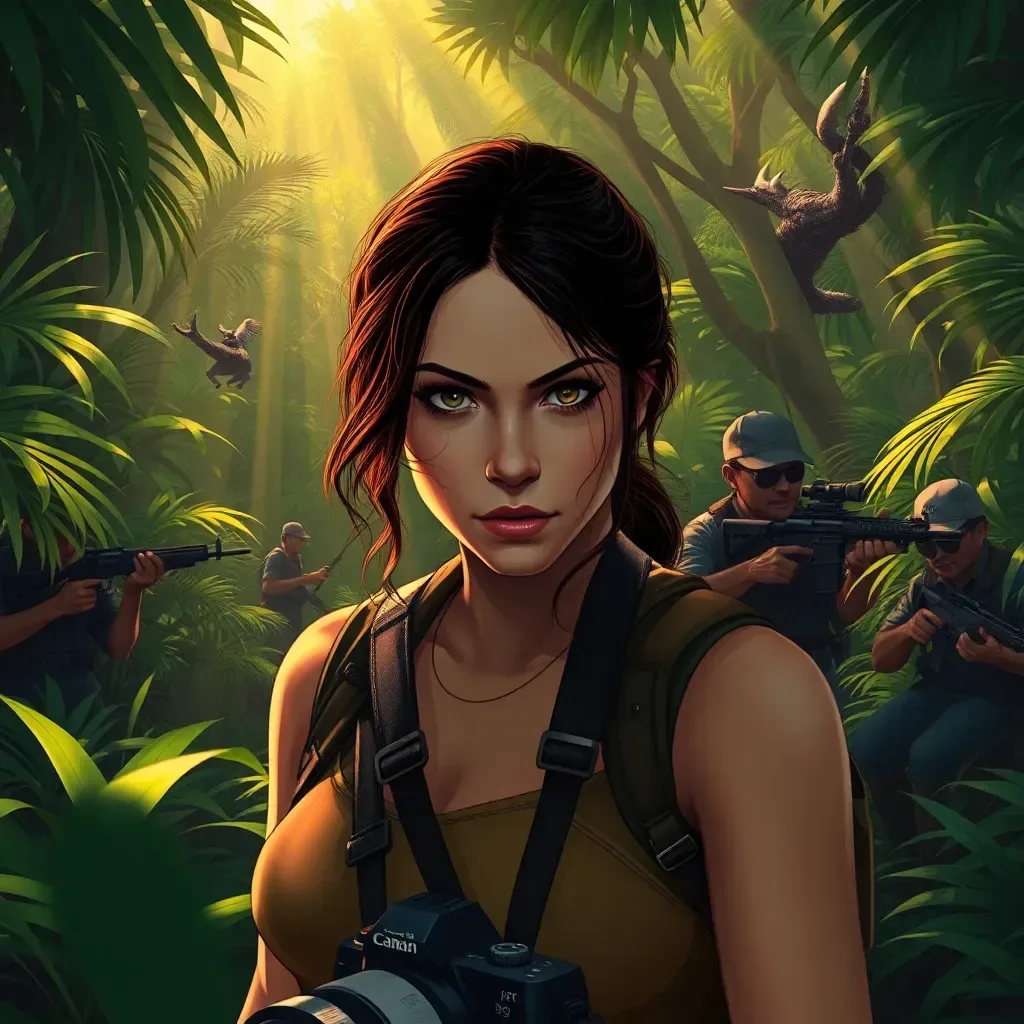 Jungle Brawl: Human vs. Gun