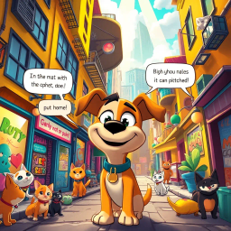 Canine Chronicles: The Great Pup Heist - Text-based game