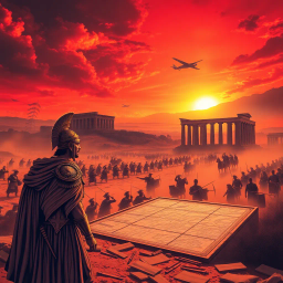 Ancient Clash: Iranians vs. Greeks - Text-based game