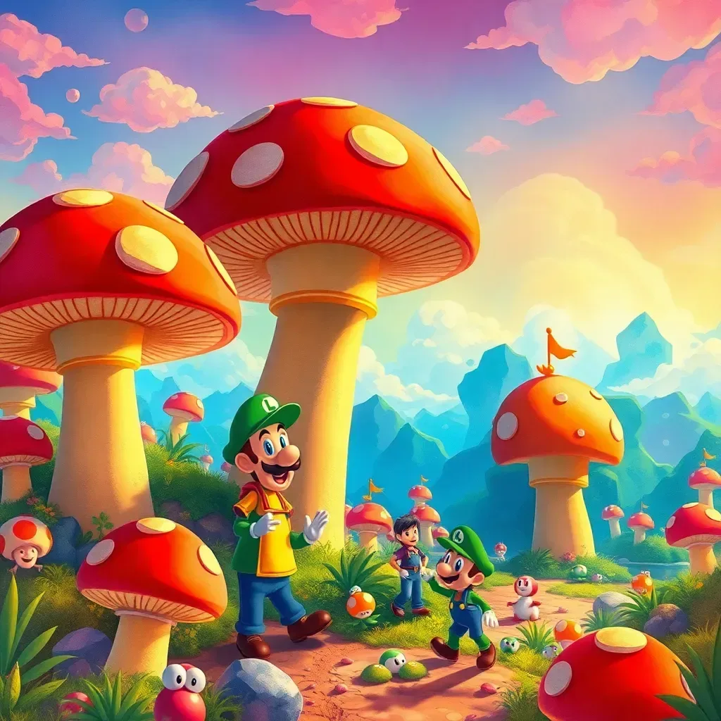 Mushroom Mayhem: A Mario Twister