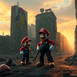 Mario: Post-Apocalypse Plumber - Text-based game