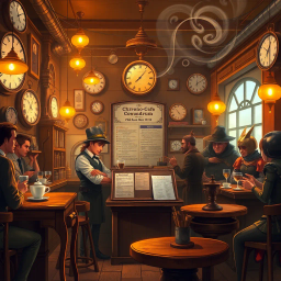 Chrono-Café Conundrum - Text-based game