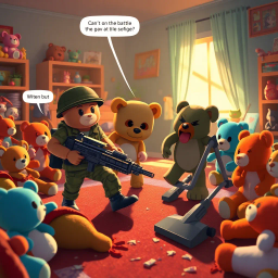 Tactical Teddies: The Unseen War - Text-based game