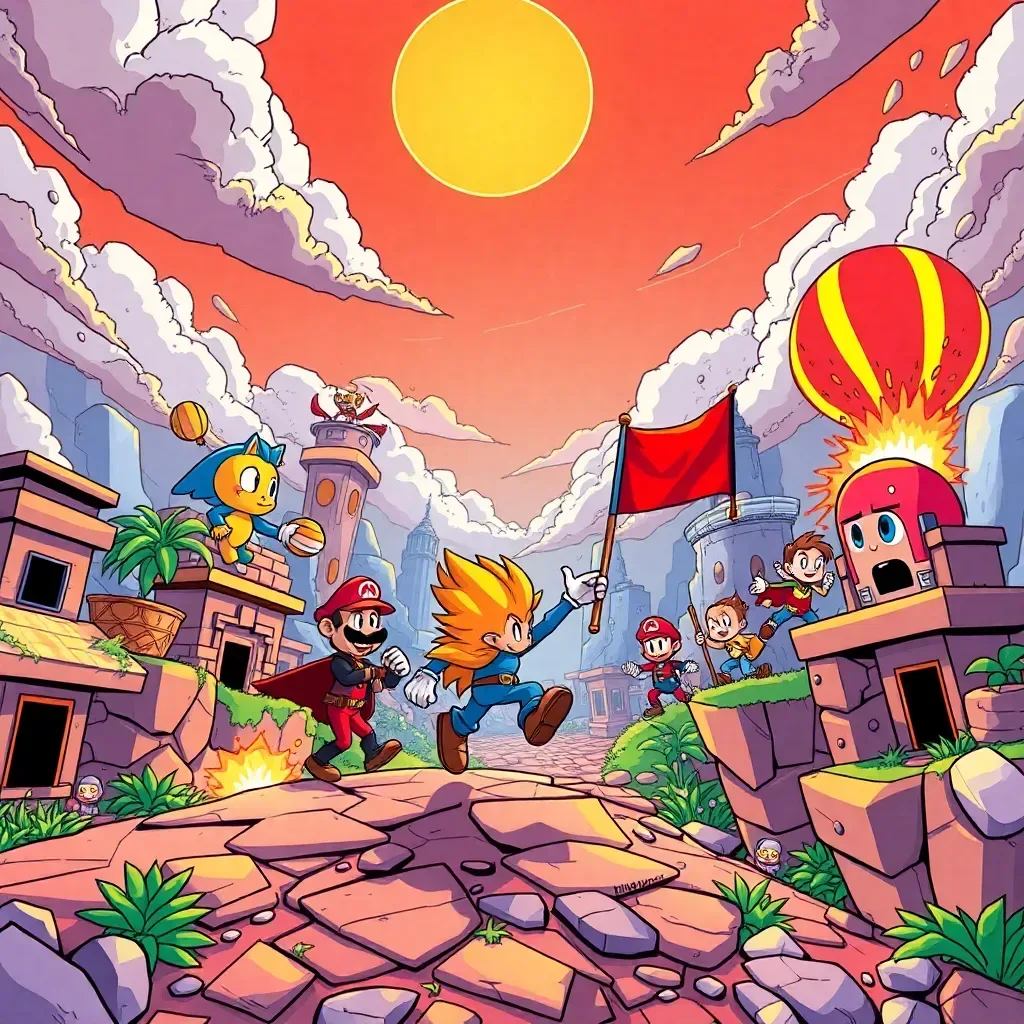 Pixel Punch-Up: Heroes Unleashed