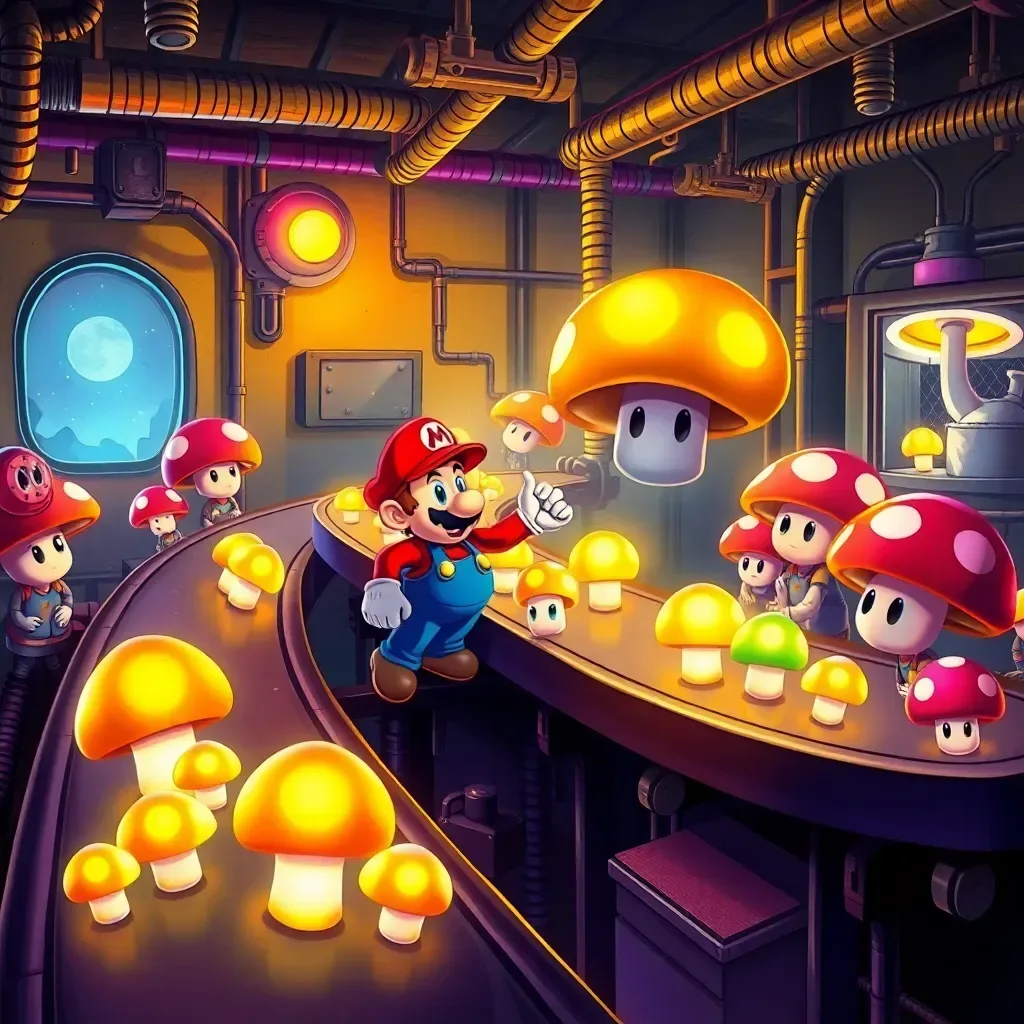 Mario's Daring Night Shift