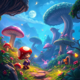 Mushroom Kingdom Chronicles - Text-based game