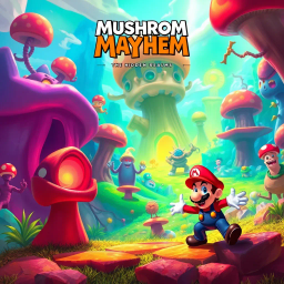 Mushroom Mayhem: The Hidden Realms - Text-based game