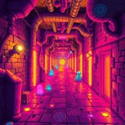 PacQuest: The Maze of Misfits - Text-based game