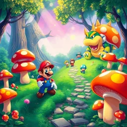 Mushroom Kingdom Chronicles: The Royal Rumble - Text-based game
