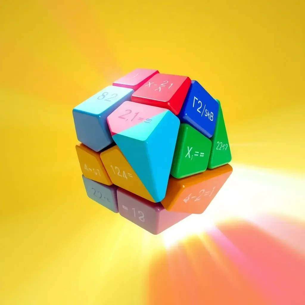 Spinning Glyph Cube