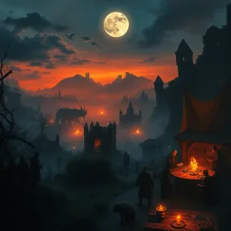 Wild Hunt: Shadows of the Past - Text-based game