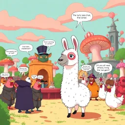Llama Llama Drama - Text-based game