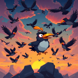 Flapocalypse: The Avian Uprising - Text-based game