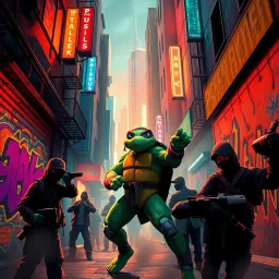 Shell Shocked: Rise of the Turtle Gang - Text-based game
