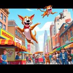 Canine Catastrophe: The Great Dog Jump-Off