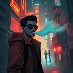 Cloud Chronicles: The Phantom Vaper - Text-based game