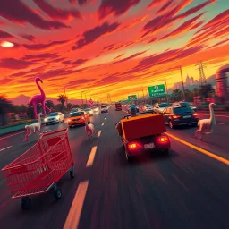 Highway Havoc - Text-based game