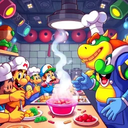 Mario's Culinary Catastrophe - Text-based game