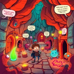 Dungeon Dilemma: The Last Laugh - Text-based game