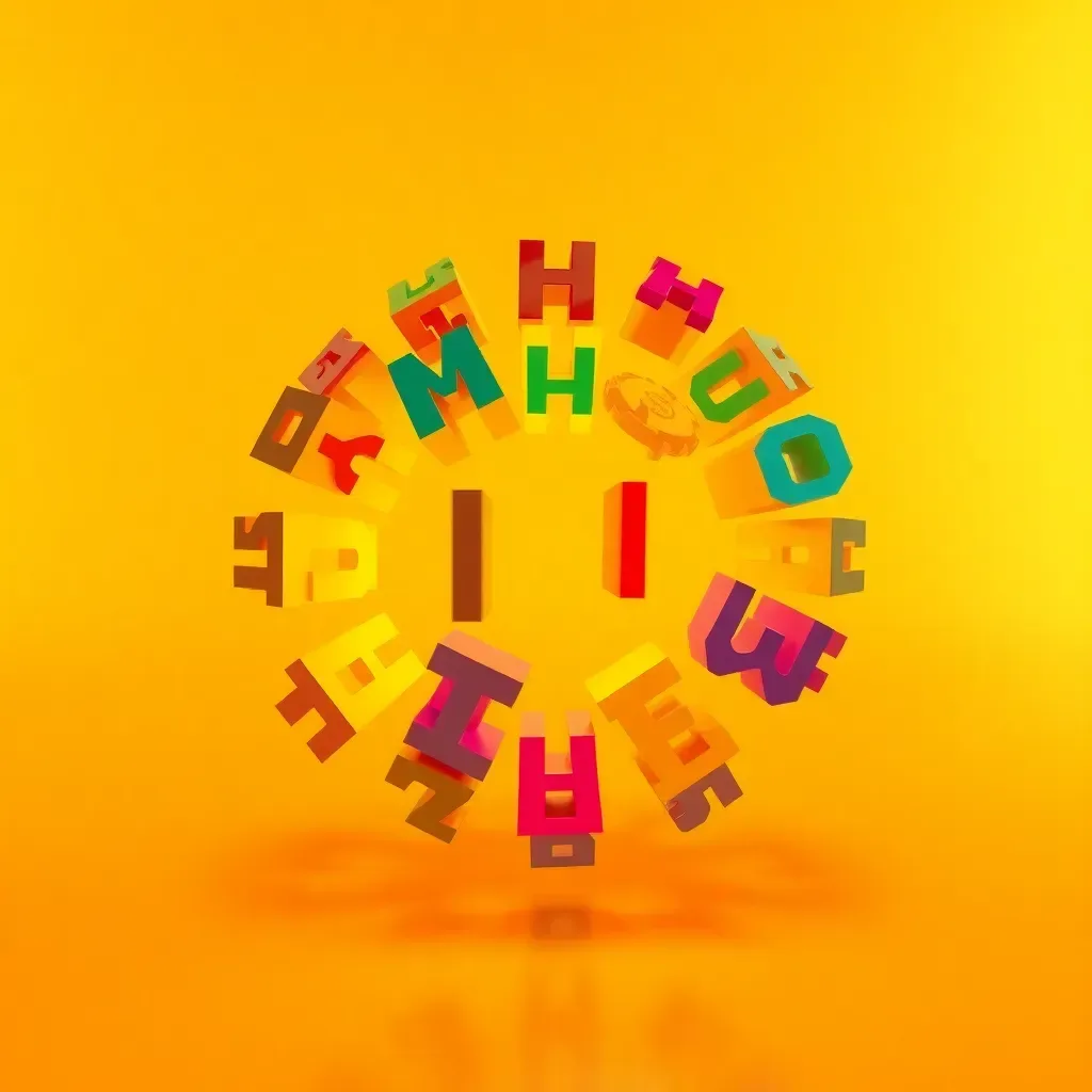 Spinning Glyphs