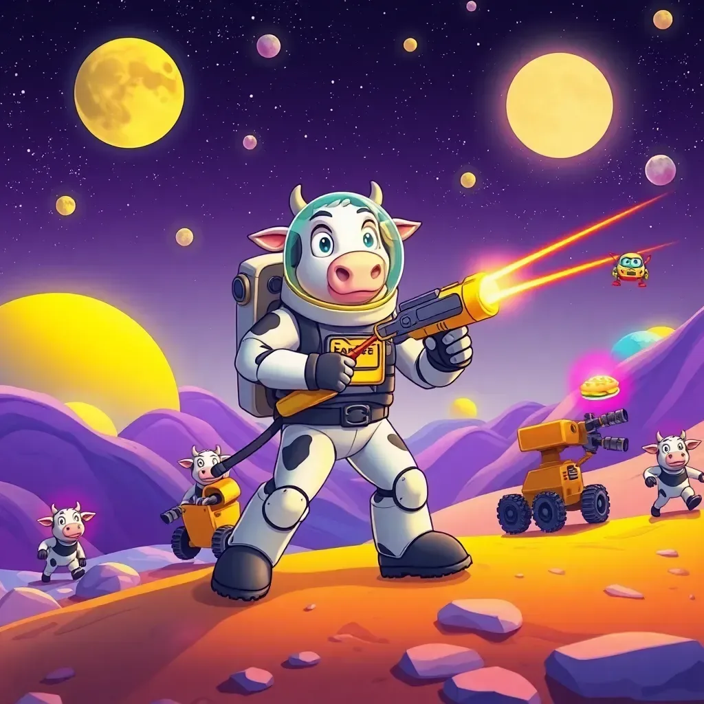 Lunar Moo-nster Defense