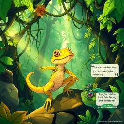 Lizard Lore: The Scaled Secrets - Text-based game