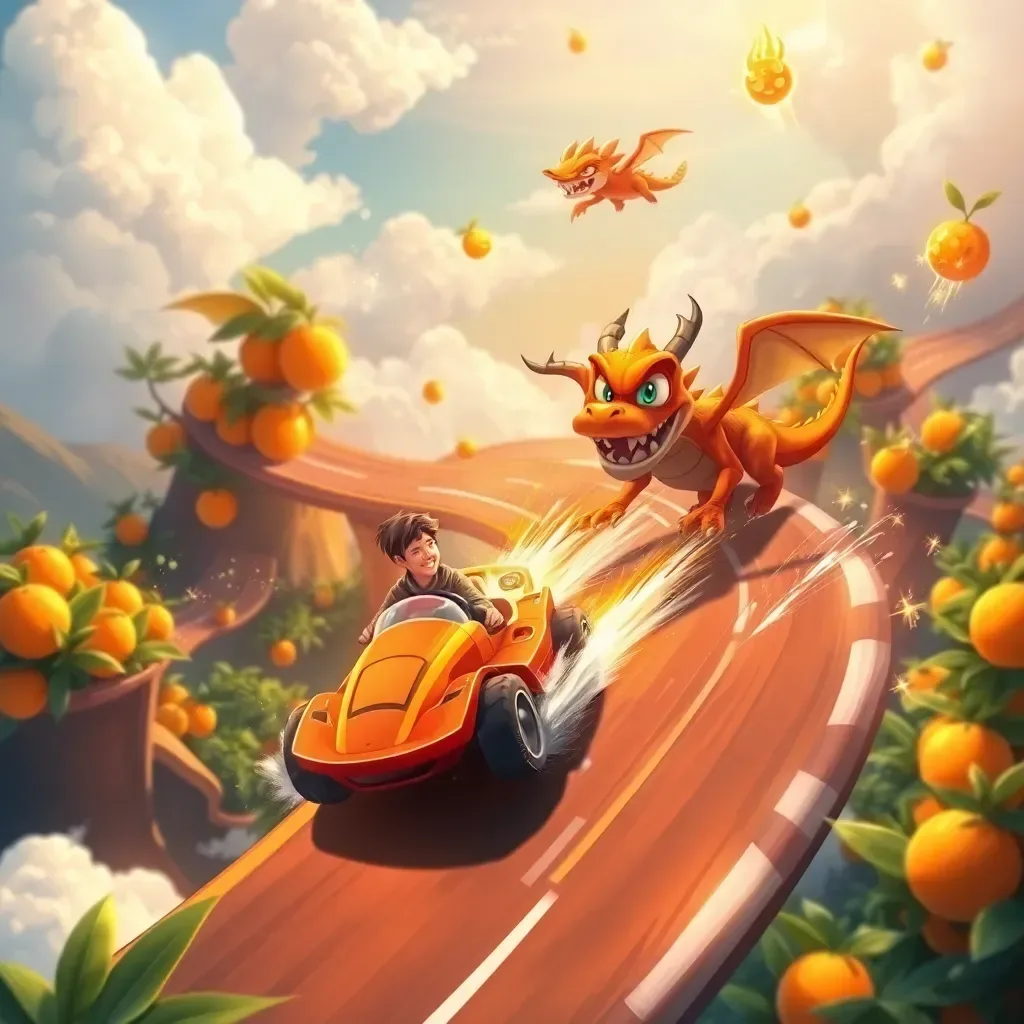 Dragon Drift: Citrus Skies