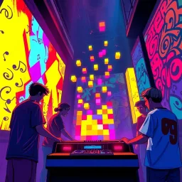 Tetrhythm: The Beat of Blocks - Text-based game