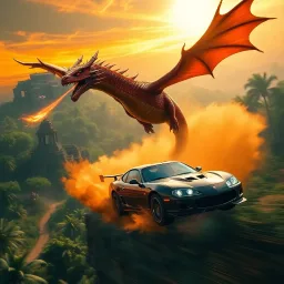 Orange Overdrive: Dragon vs. Wheels