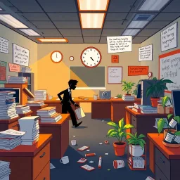 Office Odyssey: The Great Escape - Text-based game