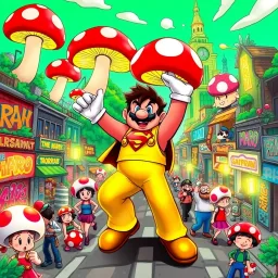 Mushroom Metropolis: The Heroic Grind - Text-based game
