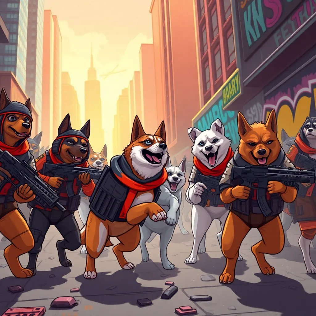 Bark Brigade: Canine Combat Text Game — Infinity Arcade