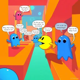 Pac-Man: Ghostwriter's Gambit - Text-based game