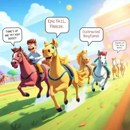 Meme Derby: Hoofin' Rein - Text-based game