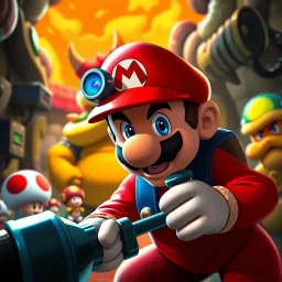 Mario's Unlikely Heist - Text-based game