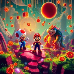 Mushroom Kingdom Chronicles: The Glitch Gambit - Text-based game