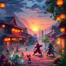 Ninjitsu Monsters - Text-based game