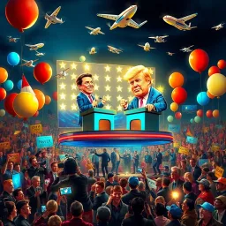 Electoral Showdown: Elon Vs. Trump - Text-based game