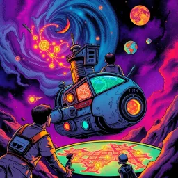 Galactic Misfits: Lost in the Void - Text-based game