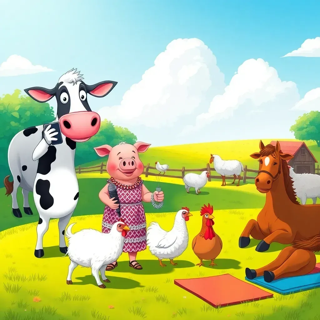 Bovine Bumbles: The Farmyard Chronicles