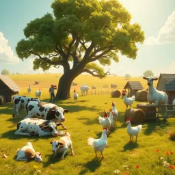 Farmyard Fracas - Text-based game