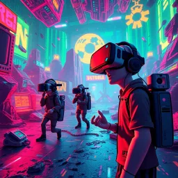 Virtual Vortex: Revenge of the Glitches - Text-based game
