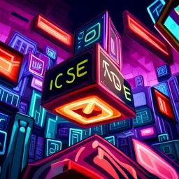 Spinning Cube Letters