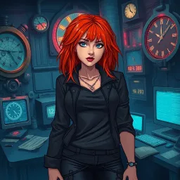 Chrono Clash: The Negative Leap Conspiracy - Text-based game