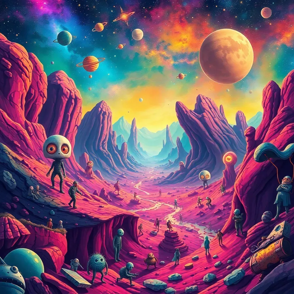 Galactic Hitchhike: Paradox of the Bizarre