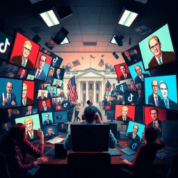 TikTok: Political Clash - Text-based game