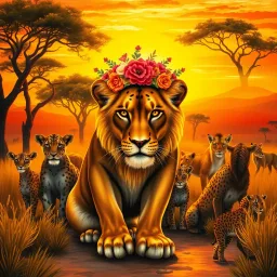 Savannah Chronicles: Queen of the Wild - Text-based game