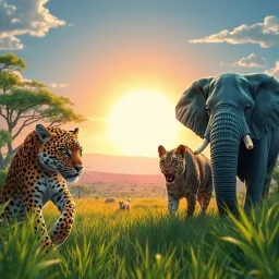 Safari Serengeti: Wild Encounters - Text-based game